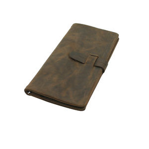 Cowhide Leather Long Wallet A645VB